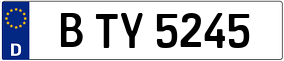 Truck License Plate